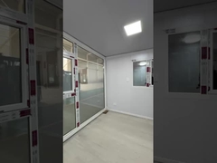 Desain Rumah Kontainer yang Dapat Diekskresikan 18mm Lantai Bambu Lapisan Lantai Frame untuk Dua Kamar