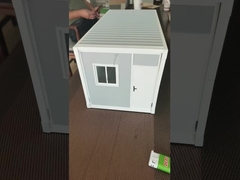 Eco Friendly Prefab Rumah Lipat Kecil Karvan Kontainer Tahan Cuaca