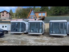 Ramah Lingkungan Kapsul Kontainer Rumah Prefab Outdoor Kantor Pod