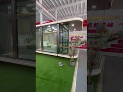 White Aluminium Apple Capsule House Container Untuk Petualangan Luar Ruangan