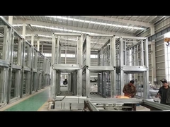 Double Wing Lipat 20ft Kontainer Box Rumah Dengan Sandwich Panel Atap