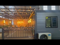 Multifunctional Rumah Lipat Kecil Kontainer Anti Gempa 20 kaki