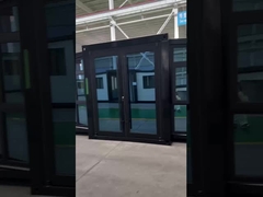 Kelas 8 Ketahanan Gempa 20FT Rumah pra-dibuat dengan Jendela Aluminium Jembatan yang Runtuh