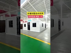 56 Meter persegi Lantai Luas 30ft Kontainer Rumah yang dapat diperluas dengan EPS Sandwich Panel Dinding