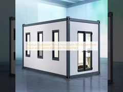 Rumah Prefabrik yang Dapat Diperluas dan Praktis dengan Rumah 18,5 Meter Persegi dan Persyaratan Kamar Mandi Kustom