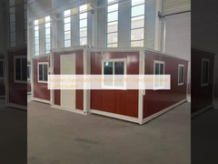 Modern Expandable Prefab Rumah 18.5 sqm Frame Baja Disesuaikan