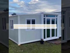 Rumah Prefab yang Dapat Diperluas dan Dapat Disesuaikan dengan Rangka Baja Galvanis