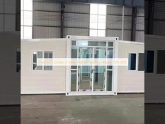 Fireproof Kelas A Baja Prefab Rumah Lipat 20ft 40ft