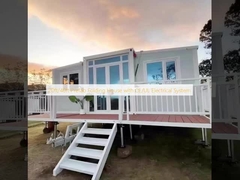 Rumah Lipat Prefabrikasi 20ft/40ft dengan Sistem Kelistrikan CE/UL