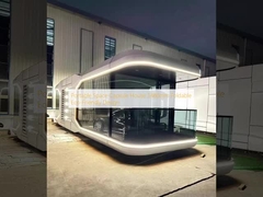 Rumah Kapsul Luar Angkasa Portabel 3460mm Desain Ramah Lingkungan yang Dapat Dilipat