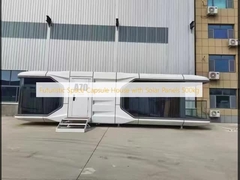 Rumah Kapsul Luar Angkasa Futuristik dengan Panel Surya 500kg