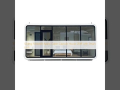 Rumah Kapsul Kabin Apple Lipat Geser 20㎡ dengan Kunci Pintar