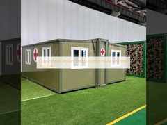 Rumah Lipat Prefab Modern yang Bisa Disesuaikan dengan Struktur Baja