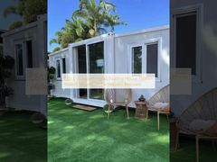 Rumah Lipat Prefabrikasi Standar CE/UL 700mm Lebar 8 Magnitude Gempa bumi tahan