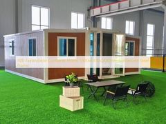40ft Expandable Container Home 5900x6300x2480mm Kerangka Baja Galvanis