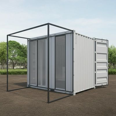 Beli Baja Galvanis Modular Konversi Kontainer Pengiriman Rumah Disesuaikan online manufacture