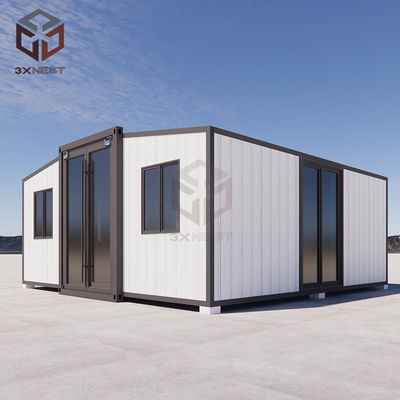 Beli Rumah Kabin Kontainer 20ft Lapisan Baja Hijau Terselap Seluruh OEM online manufacture