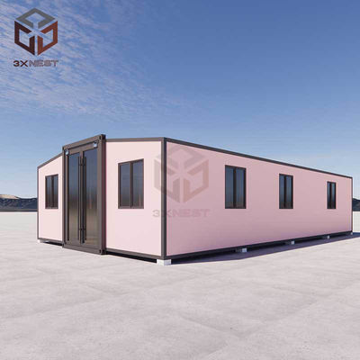 Beli Dibungkus 40ft Expandable Container Rumah Rumah Dengan Dua Kamar Tidur online manufacture