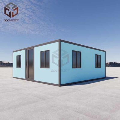 Beli PU Sandwich Panel Flat Pack Folding House Container 38SqM pembuatan online