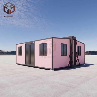 Beli 700mm Tembok tahan api Rumah Lipat Prefab Portable 20ft 30ft 40ft online manufacture