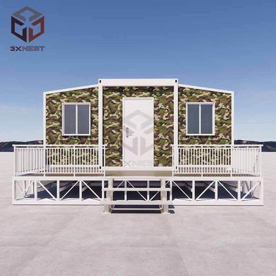 Beli Struktur baja Rumah kontainer lipat dengan atap Kelas 8 ketahanan gempa bumi online manufacture