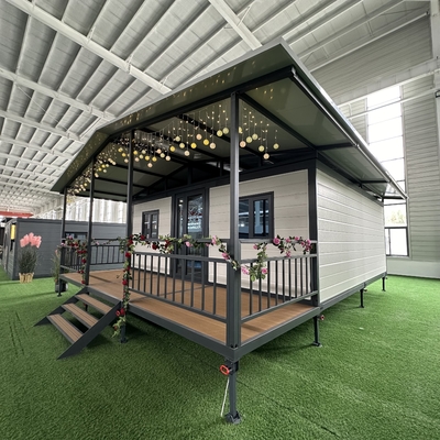 Beli Rumah Prefabrikasi yang Dapat Diperluas dengan Sayap Ganda 20 kaki online manufacture