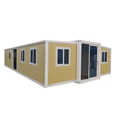 Beli White Expandable Prefab Homes with Customizable Size and Steel Construction online manufacture