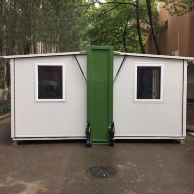 Beli Fireproof Prefab Rumah Lipat 700mm Struktur baja yang dapat disesuaikan online manufacture