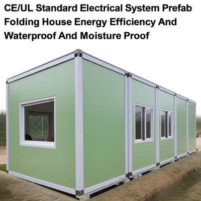 Beli CE/UL Standar Sistem Listrik Rumah Lipat Prefab Ringan Energi Dan Waterproof Dan Kelembaban online manufacture