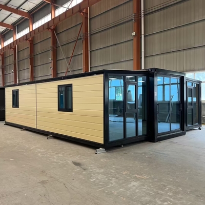 Beli 40ft Expandable Container Home with Bull 30*30 Flat Lamp 2200mm Fold Size and 5900*6300*2480mm Extended Size online manufacture