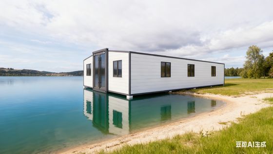 Beli 40ft Expandable Container Home with 72㎡ Floor Area 4.6 Tons Net Weight and 3-6 People Accommodation pembuatan online