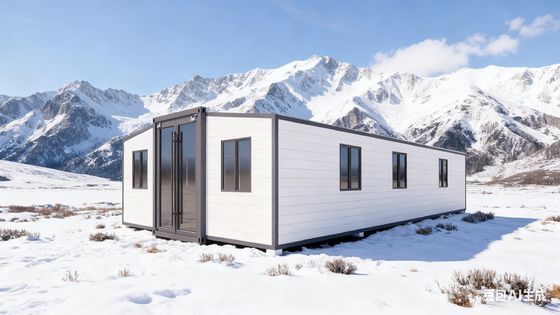 Beli 40ft Expandable Container Home with Bamboo Plywood 18mm Thick Floor 72 Square Meters Floor Area for 3-6 People Accommodation pembuatan online