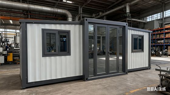 Beli Customizable Luxury Foldable 20ft Container with 2.0mm Top Beam and 0.60KN/M² Wind Resistance pembuatan online