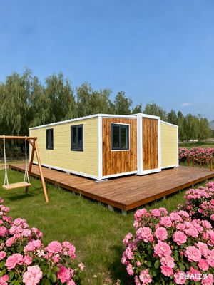 Beli Expandable Prefab Homes with 2 KN/m2 Floor Loading Suitable for 2-4 People and 12KW Power Consumption pembuatan online