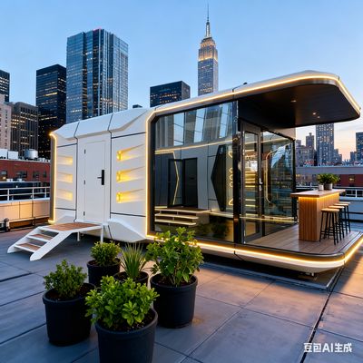 Beli Kantor Konstruksi Gudang Bengkel Space-29 Rumah Kapsul Luar Angkasa dengan Konsumsi Daya 12 KW pembuatan online