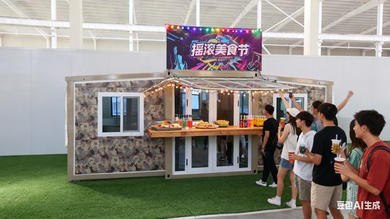 Beli Kontainer Lipat Pintu Tunggal Baja 20 kaki dengan Kamar Mandi Pemisahan Basah-Kering dan Sistem Distribusi Listrik Standar pembuatan online