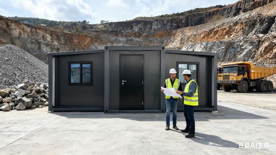 Beli Kontainer lipat 20ft dengan 75mm EPS Sandwich Panel 18mm Fireproof Fiber Cement Lantai dan 1 tahun Garansi pembuatan online