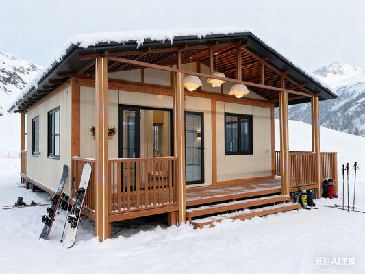 Beli Expandable Container House with Gable Roof 5.5 Tons Net Weight and L5700*W6660*H2650mm Size Prefabricated Tiny Home pembuatan online