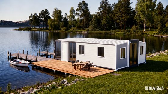 Beli Sealed Edges Prefab Folding House for Home/Office Easy and Fast Installation Waterproof Paint Hotel/Resort/Movable House pembuatan online