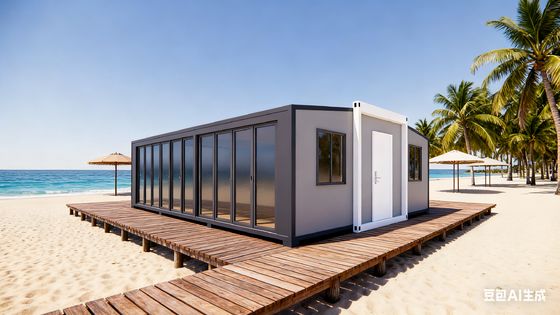 Beli 18.5 Square Meters Floor Area More Than 30 Years Lifespan Foldable Modular Homes with 75mm EPS Sandwich Panels pembuatan online