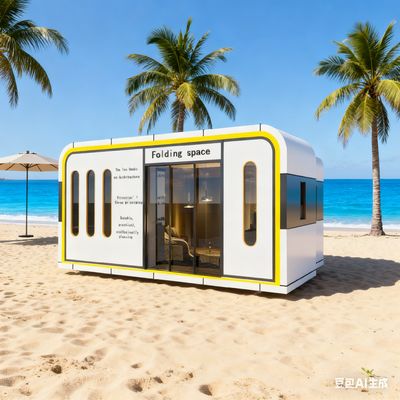 Beli Waterproof Apple Capsule House with Aluminum Single Panel Door and Polyurethane Filled Insulation pembuatan online