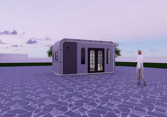 Beli Expanded Dimensions Apple Capsule House with 21.26㎡ Floor Area and Load Capacity for 2 Sets in 40ft Container pembuatan online