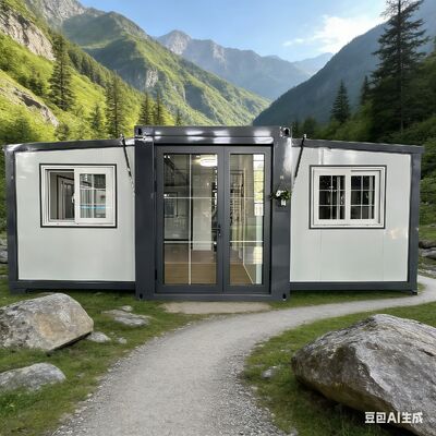 Beli Foldable 20ft Container with L5900*W2200*2480mm Folded Dimensions, 28,000 Kg Load Capacity, and Customizable Windows and Layout pembuatan online