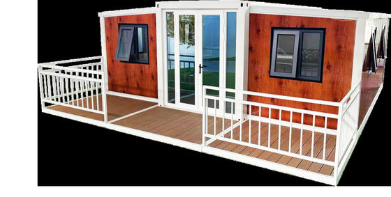 Perumahan Multi-Person Living Accommodated 40ft Assembled Living dengan atap logam bergelombang