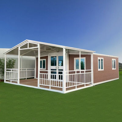 Lingkungan-Friendly 40ft Modular Living Spaces dengan Ketebalan Lantai 18mm dan Ground Main Frame yang terbuat dari Bamboo Plywood