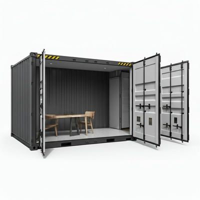 40ft Konversi Kontainer Pengiriman Flatpack Rumah sementara