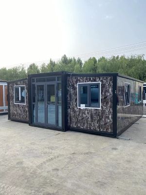 Unit Rumah Manufaktur 40 kaki yang nyaman dengan pipa siap pakai dan teras