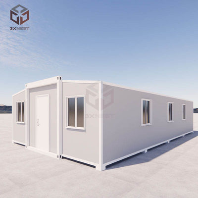 40 Feet Prefabrikasi Granny Flat yang bisa diperluas Rumah modular yang bisa diperluas