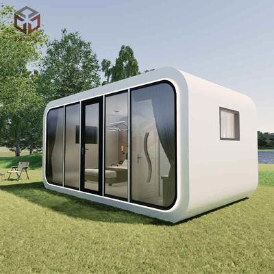 Custom White Apple Cabin House Cabin Container Aluminium Alloy Shell