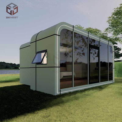 Satu Kamar Tidur Apple Capsule House Prefabricated Pod 12KW Disesuaikan